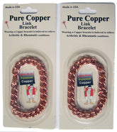 Wholesale OPEN LINKS SOLID COPPER HEAVY MENS LINK BRACELET (sold by the piece )